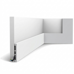 Плинтус из дюрополимера Orac Decor SX163-RAL9003
