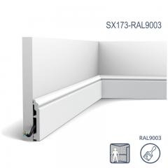 Плинтус из дюрополимера Orac Decor SX173-RAL9003