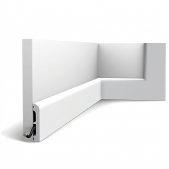 Плінтус із дюрополімеру Orac Decor SX183-RAL9003