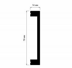Плинтус из полиуретана Grand Decor HCR 527 (2.00 м) Flex
