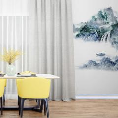 RR plinth self-adhesive white with blue stripe Sticker wall 2300*140*4mm (D) SW-00001811