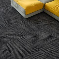 Плитка под ковролин Sticker wall без клеевого слоя 500х500х4мм Черно-серый SW-00002713