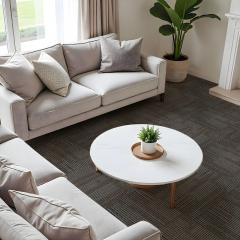 Плитка под ковролин Sticker wall без клеевого слоя 500х500х4мм Коричнево-серый SW-00002714