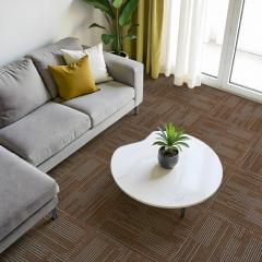 Плитка под ковролин Sticker wall без клеевого слоя 500х500х4мм Коричневый SW-00002712