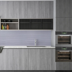 Покриття вінілове самоклеюче 3D рейки в рулоні Sticker wall Білий Графіт 600х2900х3мм (D) SW-00002900