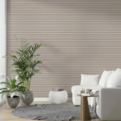 Покриття вінілове самоклеюче 3D рейки в рулоні Sticker wall Кедр Срібний 600х2900х3мм SW-00002902