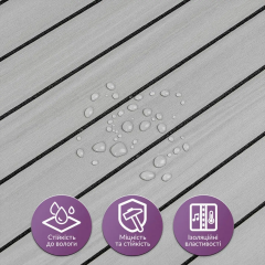 Покриття вінілове самоклеюче 3D рейки в рулоні Sticker wall Скандинавський Білий Шпон 600х2900х3мм SW-00002904