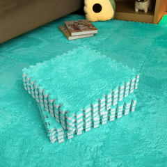 Пол-пазл плюшевый Sticker wall Мятный 30*30cm*1cm SW-00002088