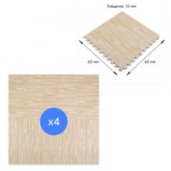 Підлога пазл Sticker wall модульне підлогове покриття пісочне дерево МР 14 SW-00000648