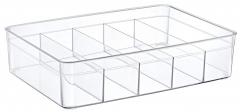 Transparent organizer Emhouse 5 sections MAXI EP-639