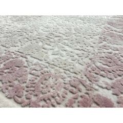 Ворсистий килим Regnum m798a cream lila