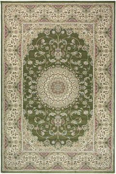 Carpet Royal Esfahan 2194b green cream