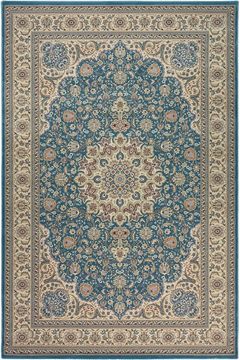 Килим Ворсистий килим Royal Esfahan 2210d blue cream