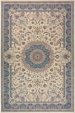 Килим Ворсистий килим Royal Esfahan 2879a cream blue