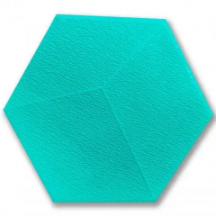 Самоклеющиеся 3D панель шестиугольник Sticker wall Голубой 1105