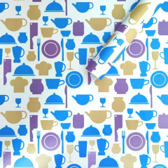 Самоклеющиеся пленка Sticker wall на бумажной основе яркая кухня MM-3162-4 SW-00000795