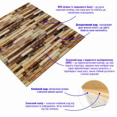 Самоклеящаяся 3D панель Sticker wall 700*700*5мм MIX (S) SW-00001875