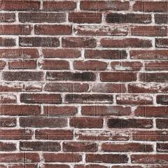 Самоклеюча 3D панель Sticker wall під червоний катеринослав цегла 700х770х3мм SW-00001164