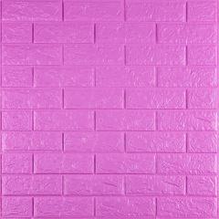 Self-adhesive 3D panel Sticker wall purple 700x770x5mm SW-00001334