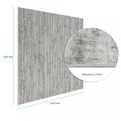 Самоклеящаяся гибкая штукатурка Sticker wall 600х600х2,5мм Темный гранит SW-00002987