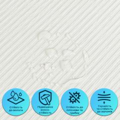 Самоклеящаяся гибкая штукатурка в рулоне Sticker wall 600х3000х2,5мм Бело-молочная SW-00002995