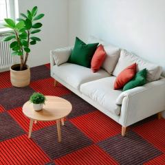 Самоклеюча плитка під ковролін Sticker wall моко 600*600*4,5MM (D) SW-00002489