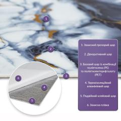 Самоклеящаяся стеновая PET плитка в рулоне Sticker wall 1200х3000х2мм SW-00002666