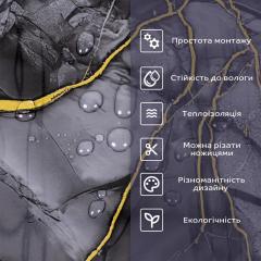 Самоклеящаяся стеновая PET плитка в рулоне Sticker wall 1200х3000х2мм SW-00002670