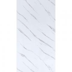 Самоклеящаяся виниловая плитка в рулоне Sticker wall белый мрамор с прожилками 3000х600х2мм SW-00001285