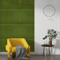 Самоклеящиеся мягкие велюровые панели в рулоне Sticker wall Оливковый 600х2950х7мм SW-00003321