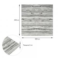 Самоклеющаяся 3D панель Sticker wall 500х500х5мм Бамбук Дерево Зебра SW-00002884