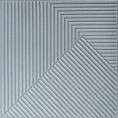 Self-adhesive 3D panel Sticker wall 500х500х5mm Bamboo Grey SW-00002878