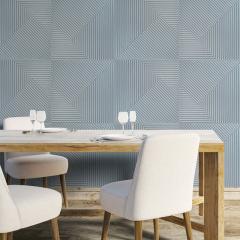 Самоклеющаяся 3D панель Sticker wall 500х500х5мм Бамбук Серый SW-00002878