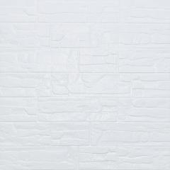 Самоклеющаяся 3D панель Sticker wall Камень 700х770х7мм Белый SW-00003396