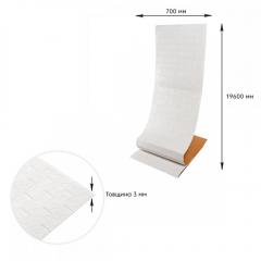 Самоклеюча 3D панель Sticker wall під білу цеглу в рулоні 20000x700x3мм SW-00001392
