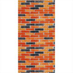 Self-adhesive 3D panel Sticker wall under beige-brown brick Ekaterinoslav 3080x700x3mm SW-00002571