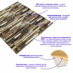 Самоклеющаяся 3D панель Sticker wall под кирпич микс 700x770x6мм SW-00000890