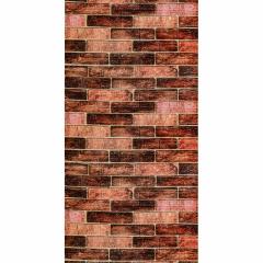 Самоклеюча 3D панель Sticker wall під коричневу цеглу катеринослав 3080х700х3мм SW-00001768