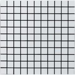 Self-adhesive aluminum tile Sticker wall 300х300х3mm White mosaic SW-00001775