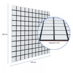 Самоклеюча алюмінієва плитка Sticker wall 300х300х3мм Біла мозаїка SW-00001775