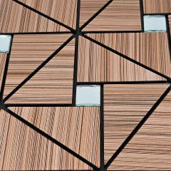 Самоклеюча алюмінієва плитка Sticker wall 300х300х3мм SW-00001927 (D)