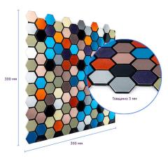 Самоклеющаяся алюминиевая плитка Sticker wall 300х300х3мм SW-00001932 (D)