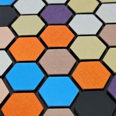 Самоклеющаяся алюминиевая плитка Sticker wall 300х300х3мм SW-00001932 (D)