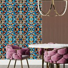 Самоклеющаяся алюминиевая плитка Sticker wall 300х300х3мм SW-00001932 (D)