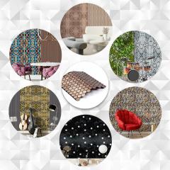 Самоклеюча алюмінієва плитка Sticker wall золоті соти 300х300х3мм SW-00001924