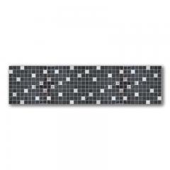 Самоклеющаяся полиуретановая плитка Sticker wall черно-белая мозаика SW-00001149