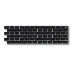 Самоклеющаяся полиуретановая плитка Sticker wall черный кирпич SW-00001186