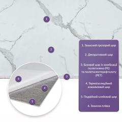 Самоклеюча стінова PET плитка Sticker wall SW-00001671