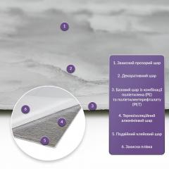 Self-adhesive PET wall tiles in a roll Sticker wall SW-00001700