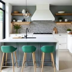 Self-adhesive PET wall tiles in a roll Sticker wall SW-00001700